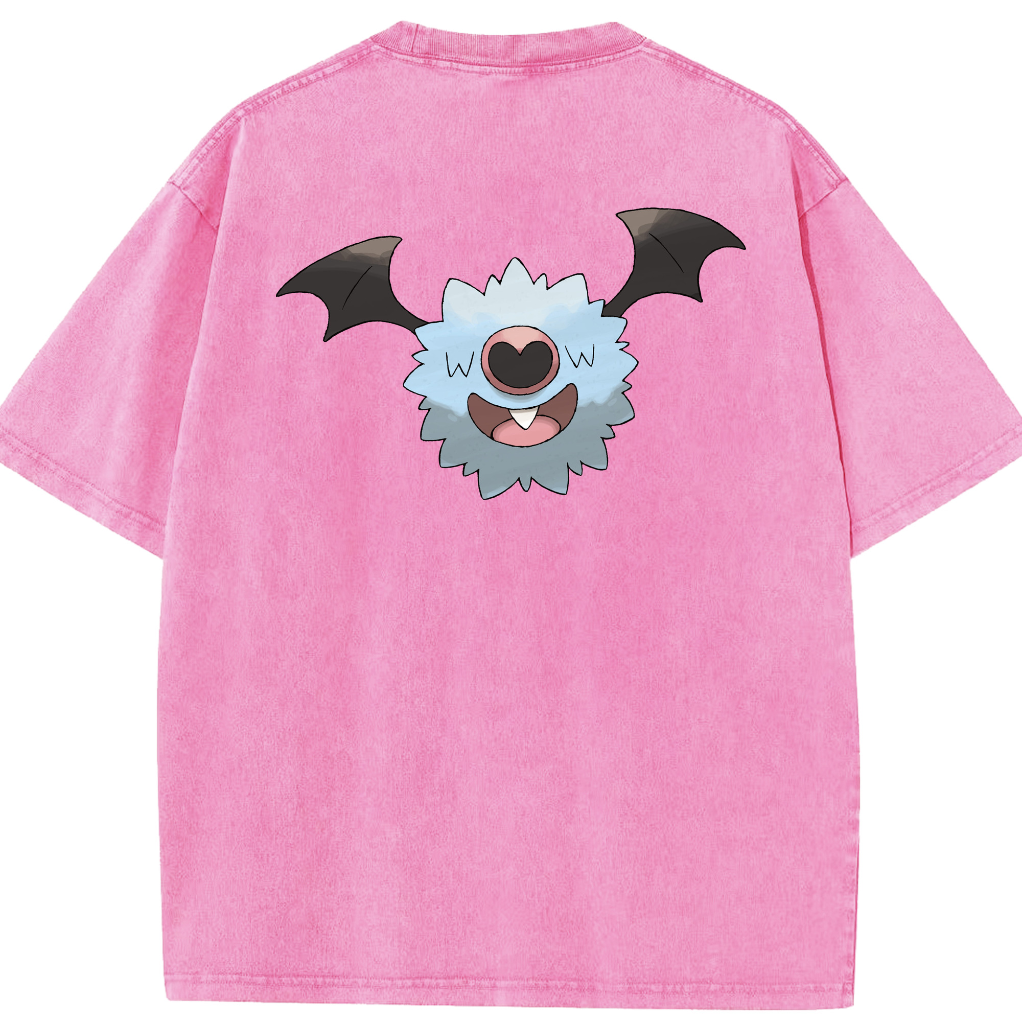 （画像用） ポケットモンスター Pokémon 綿100% ヴィンテージ風 半袖Tシャツ（背面プリント）